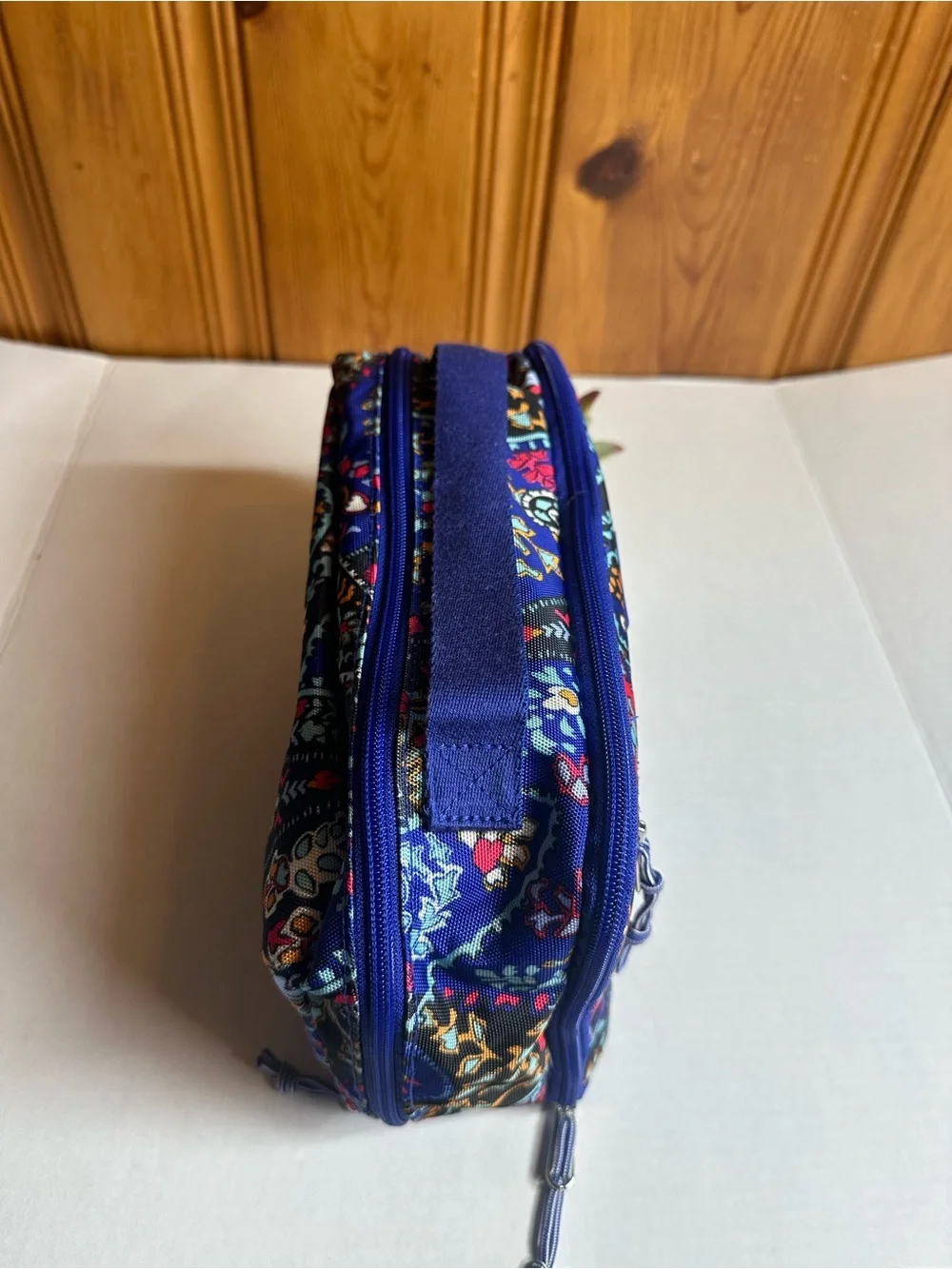 Vera Bradley Navy Multicolor Paisley Cosmetic Bag